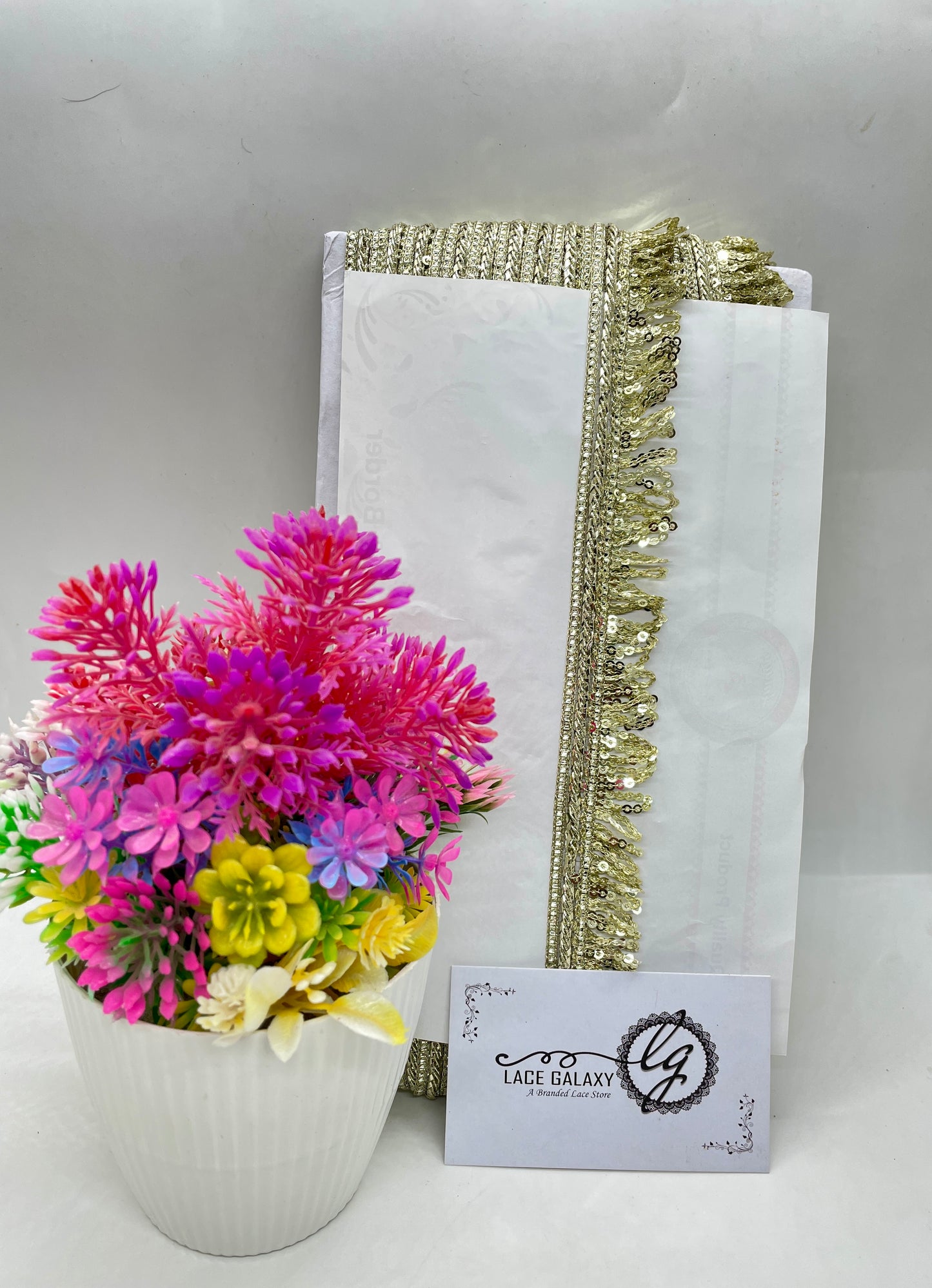 18mtr sequence fringes lace