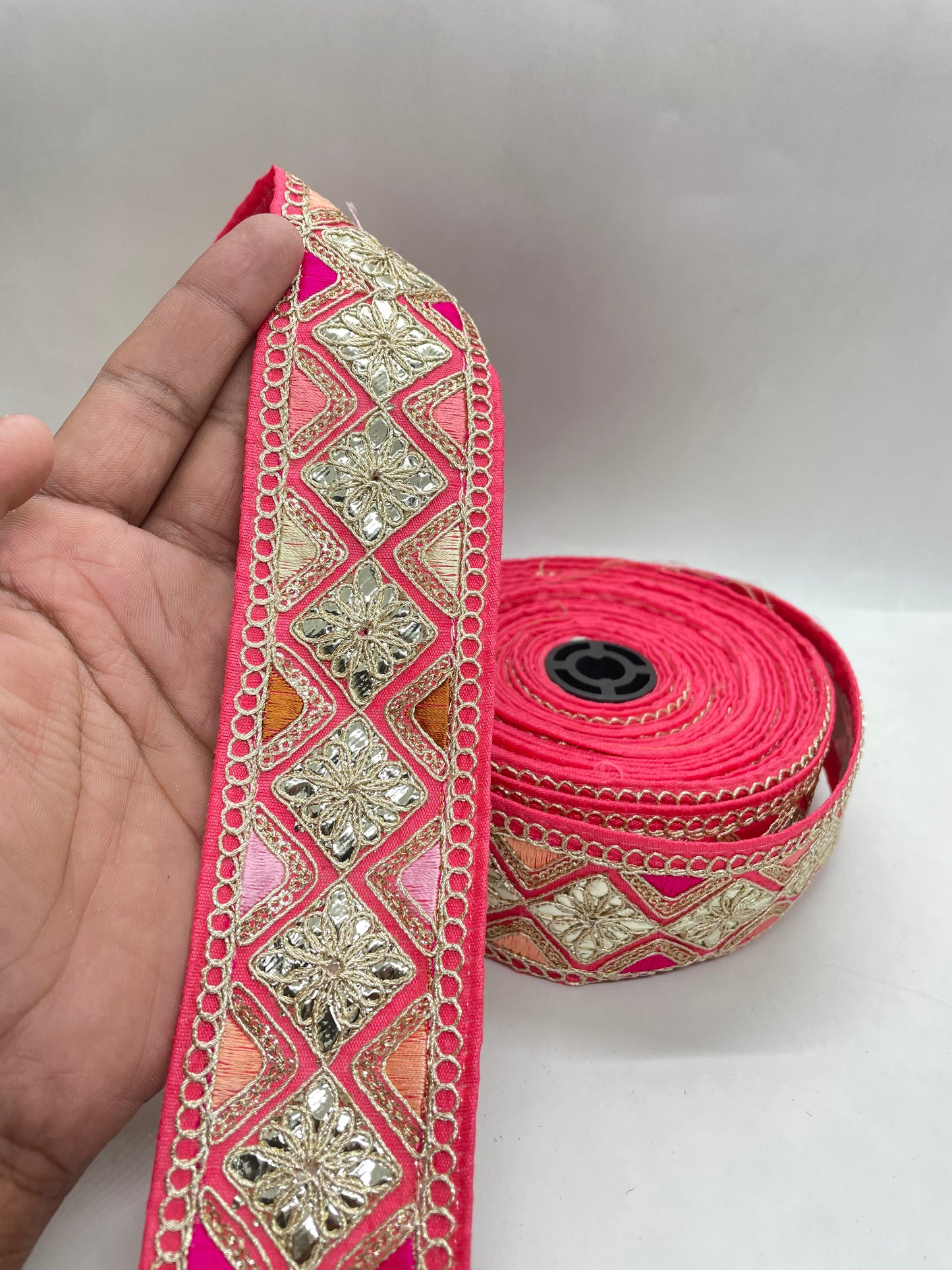 Embroidery gota work lace