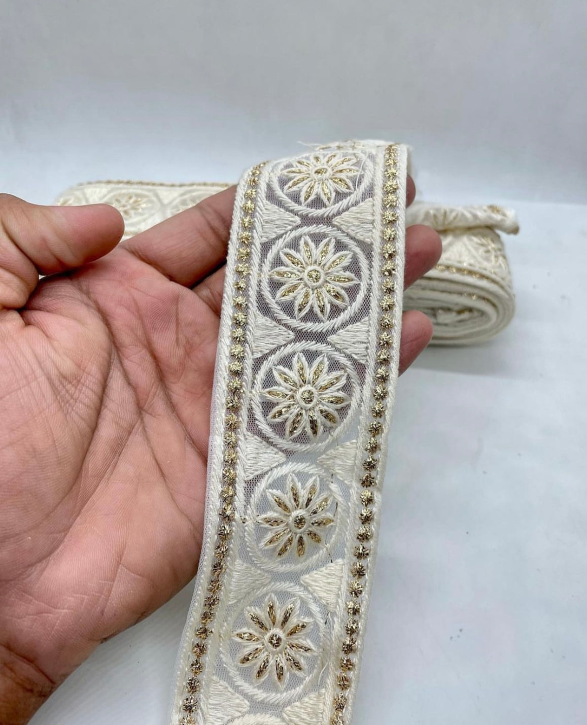 Cotton embroidery lace