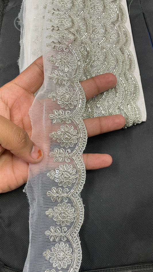 9mtr Zardozi or cutdana work lace