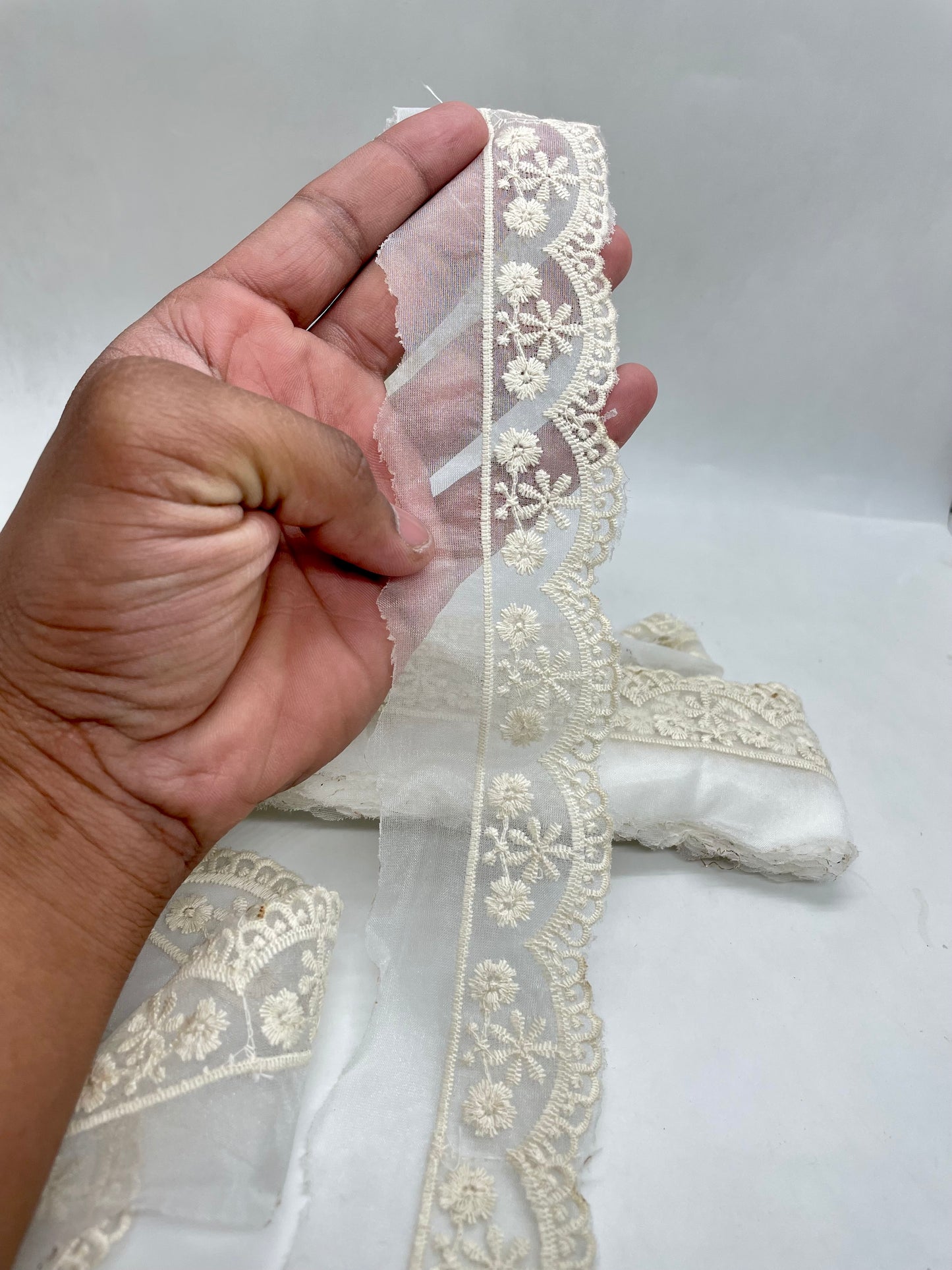 Cotton embroidery lace