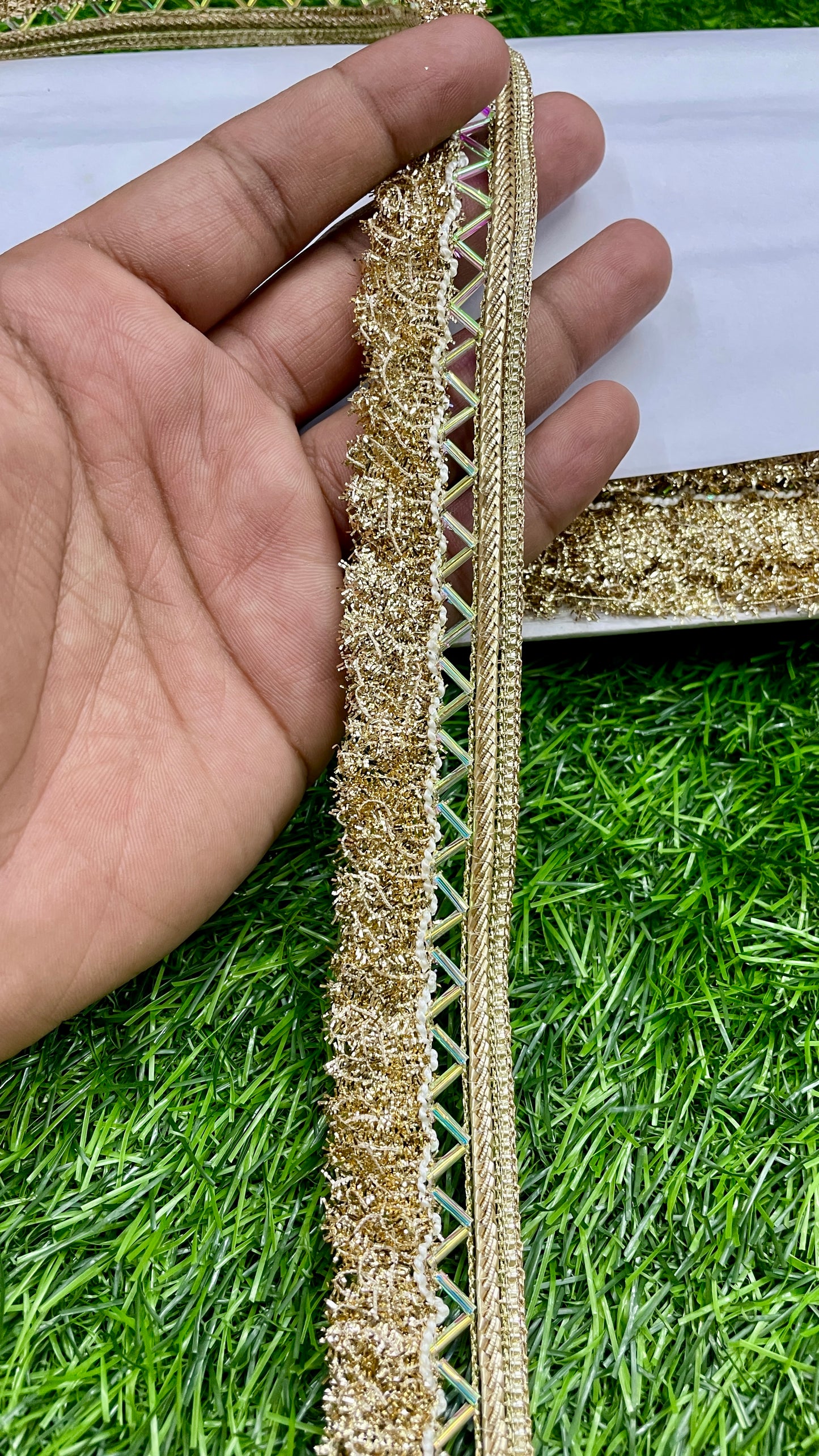 18mtr fancy designer frill work lace