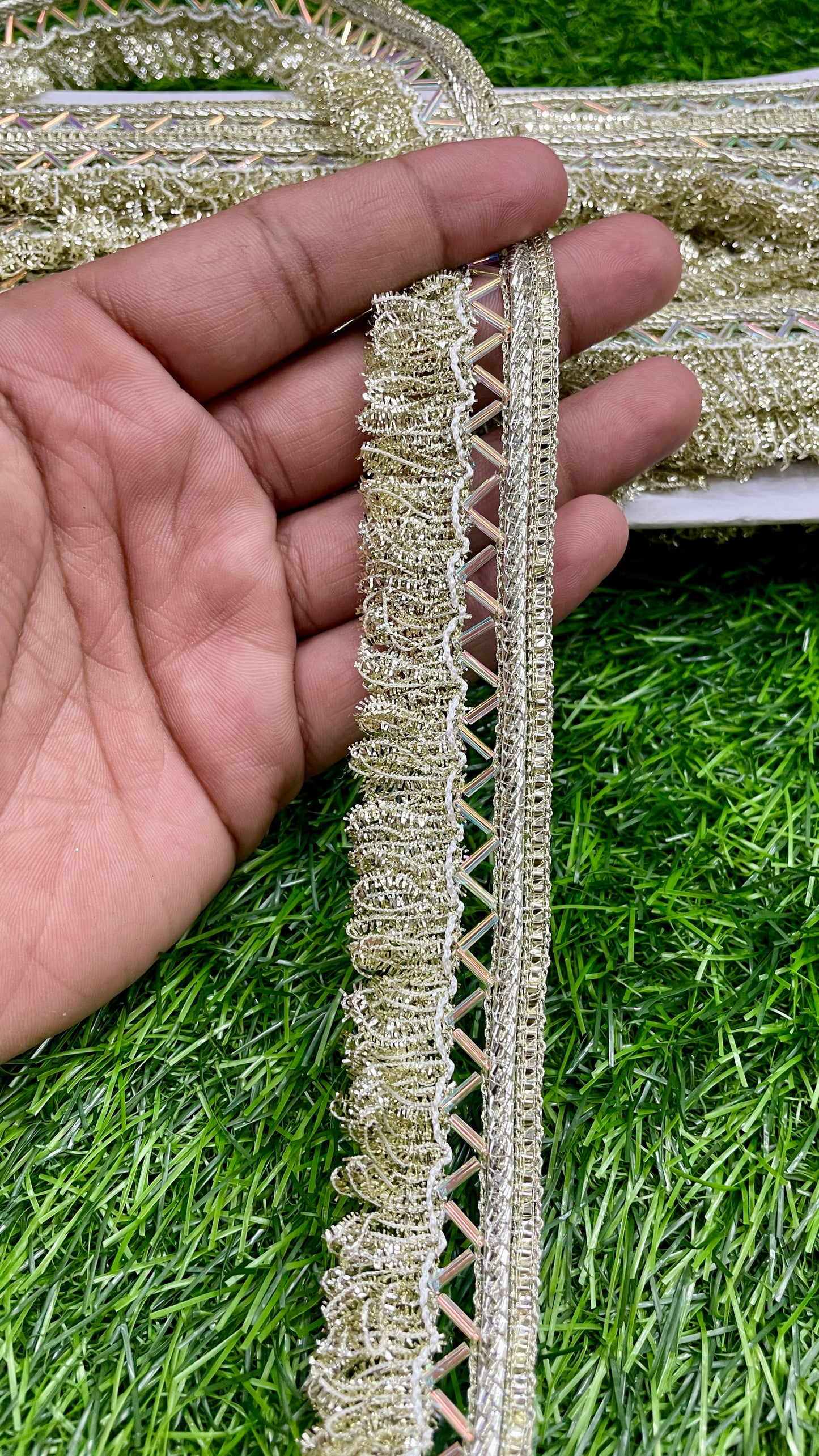 18mtr fancy designer frill work lace