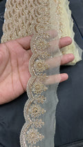 9mtr Zardozi or cutdana work lace