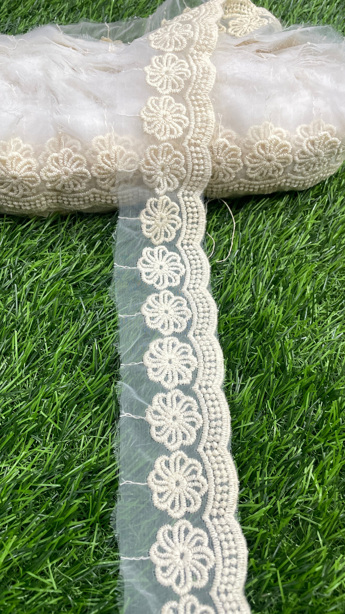 Cotton embroidery lace