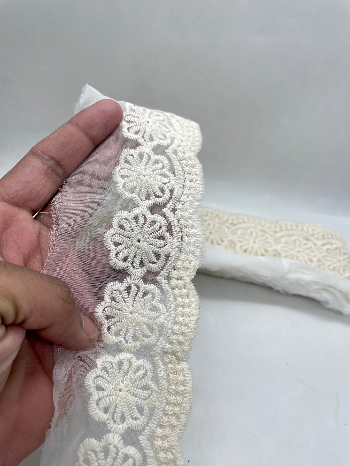 Cotton embroidery lace