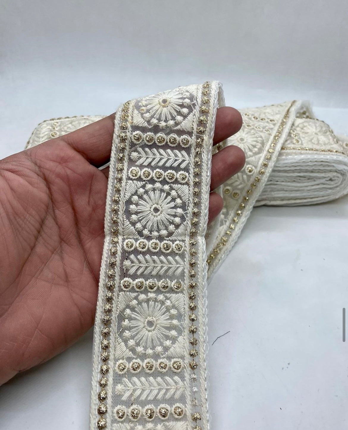 Cotton embroidery lace