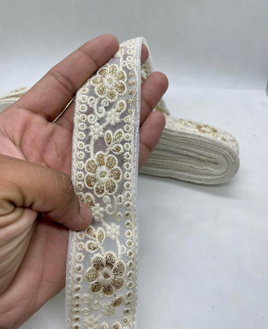 Cotton embroidery lace