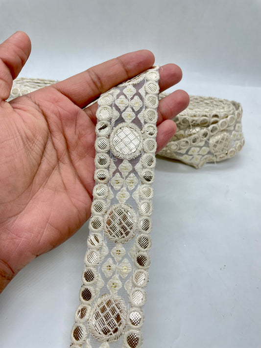 Cotton embroidery lace