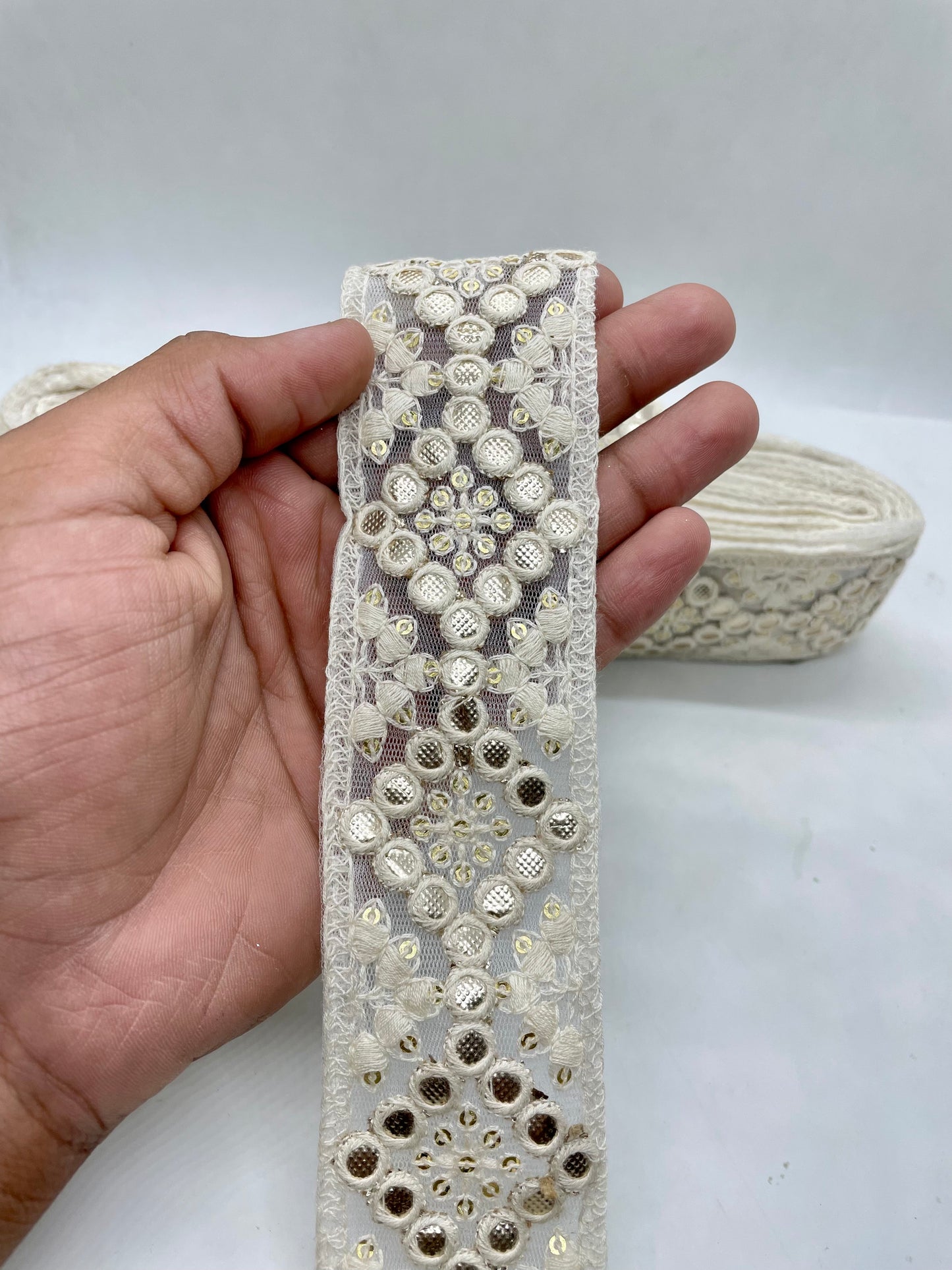 Cotton embroidery lace